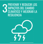 3. Prevenir y reducir los impactos del cambio climático y mejorar la resiliencia
