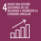 4. Hacer una gestión sostenible de los recursos y favorecer la economía circular