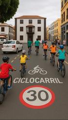 Carril Bici Compartido