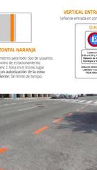 Propuesta zona aparcamiento naranja para residentes