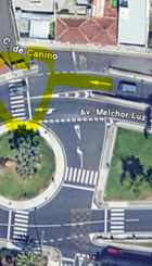 Ubicación paso de peatones a señalizar zona "El Pulpo"